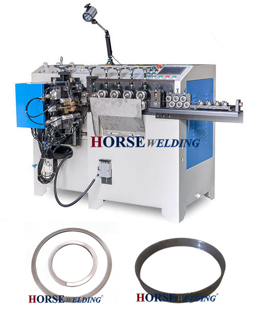 Automatic flat wire ring making machine